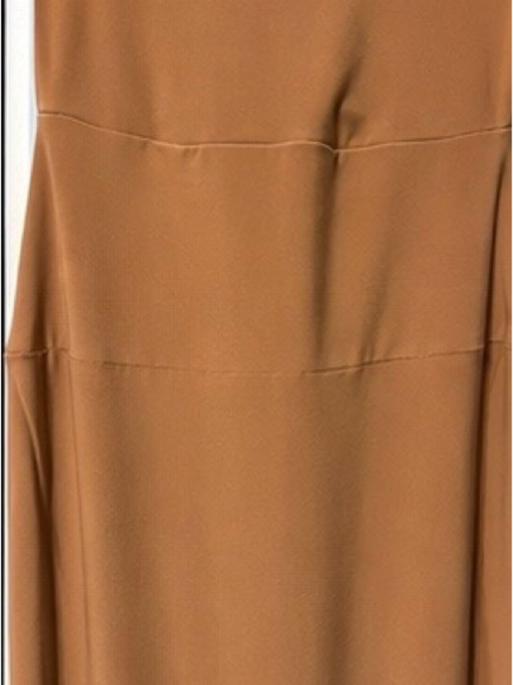 Norma Kamali Strapless Bodycon Pencil Dress – Camel Brown - Picture 4 of 12